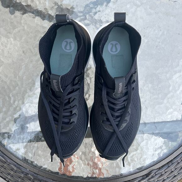 Lululemon Chargefeel Workout Mid Sneakers Women’s Size 8 Black White - Picture 9 of 11